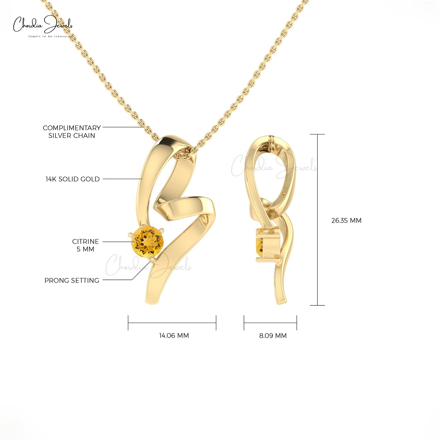 Minimalist Curved Pendant