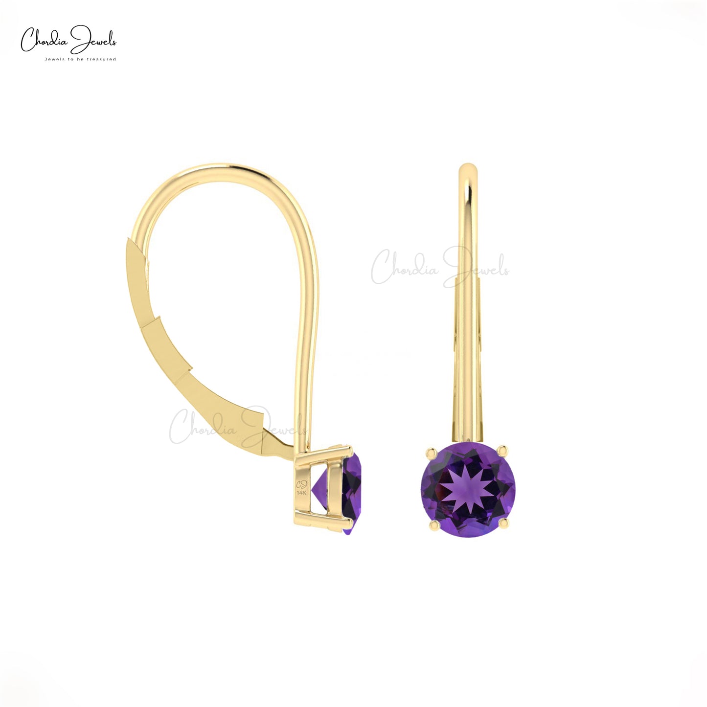 Buy Amethyst Dangle Earrings