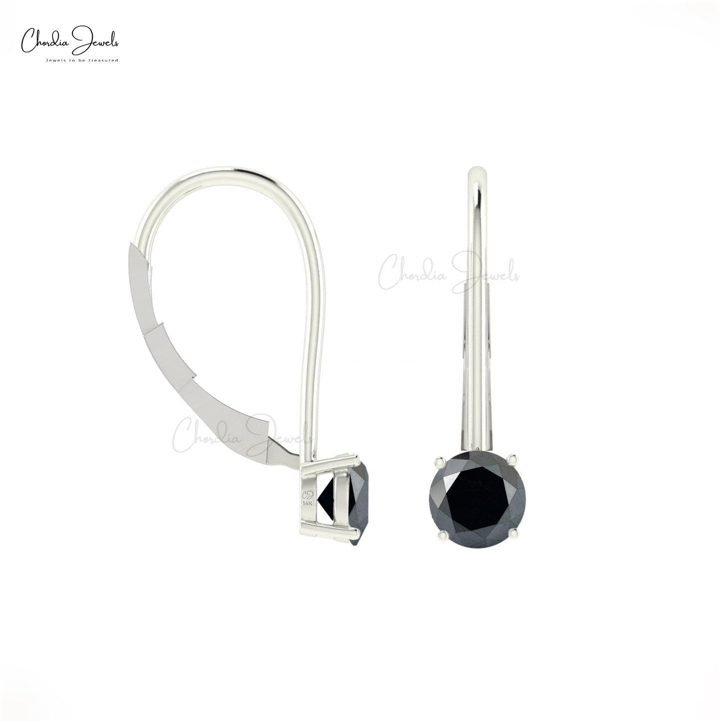 Black Diamond Earrings