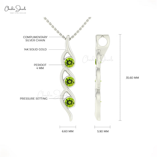 Triple Gemstone Necklace