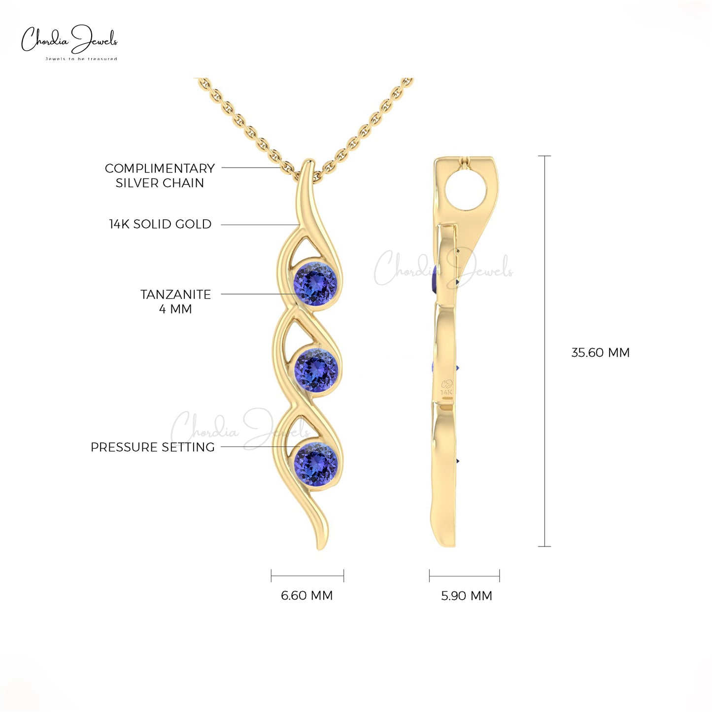 December Unique Pendant