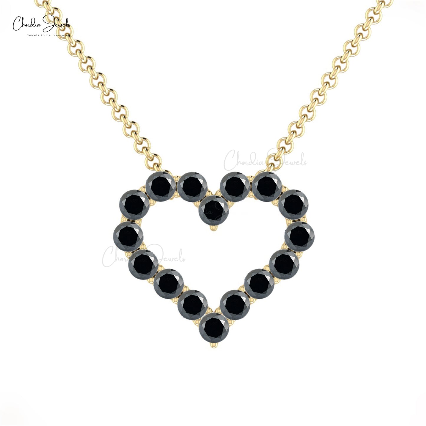 Solid Gold Love Necklace
