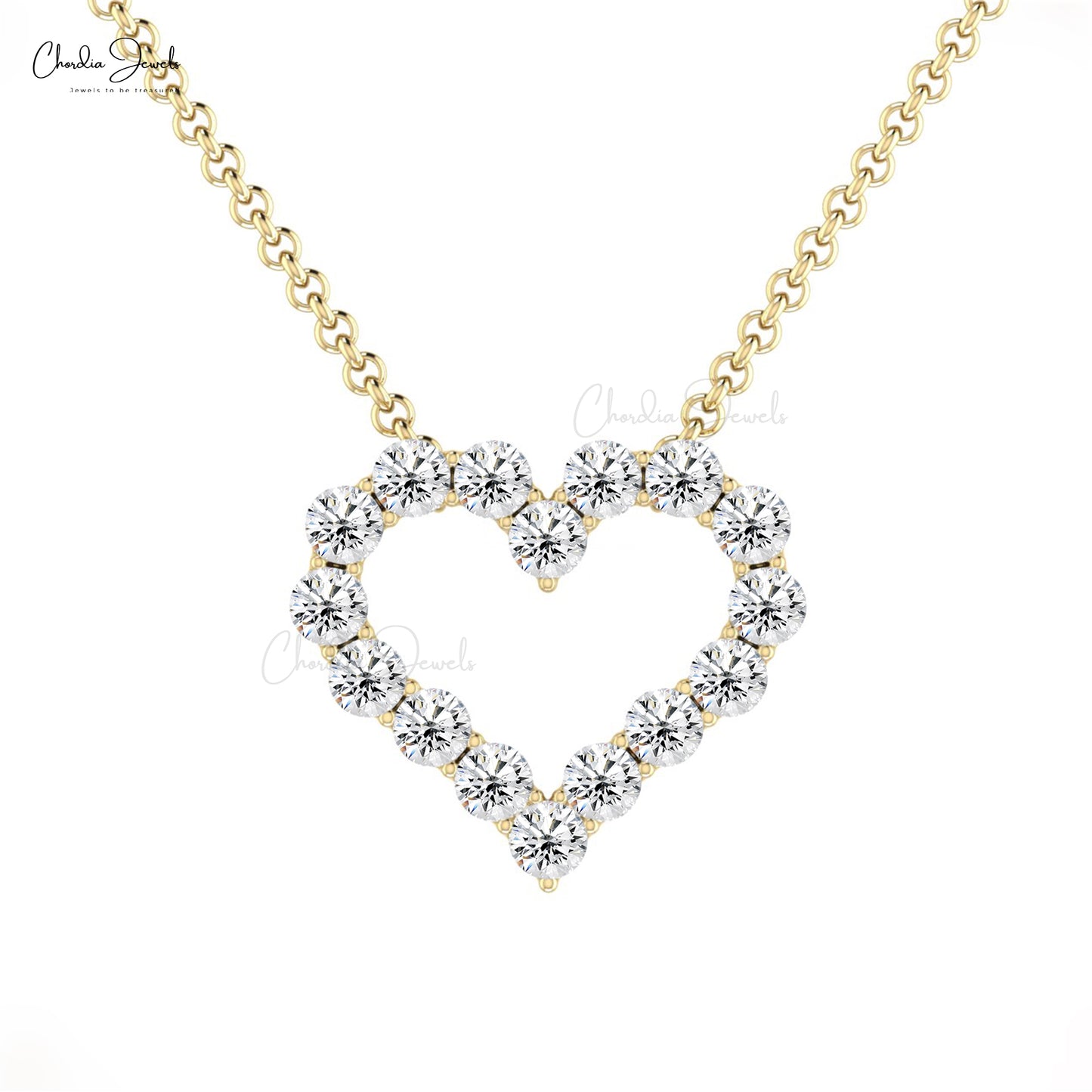 14k Real Gold Love Necklace