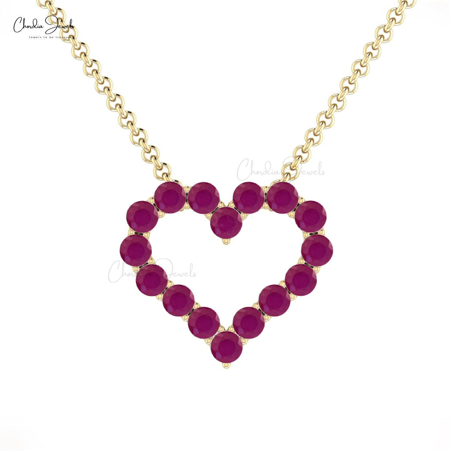 Red Gemstone Necklace