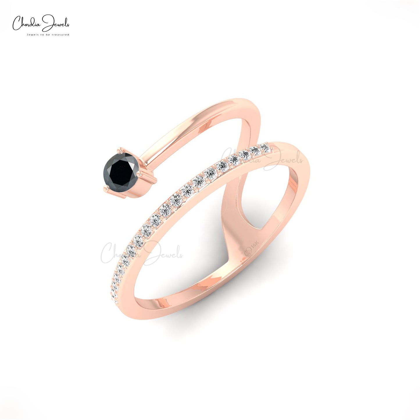 Buy 3mm Black Diamond Dainty Rings