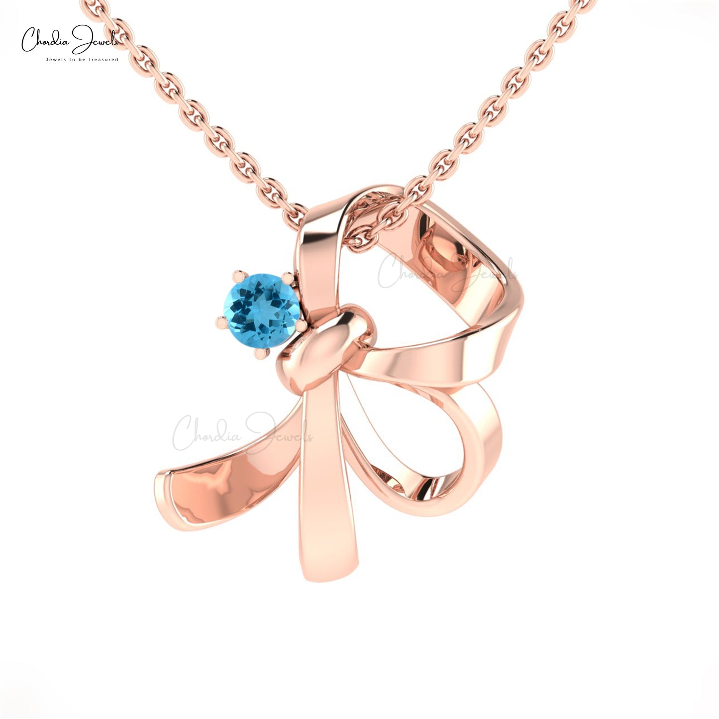 Solitaire Charm Pendant
