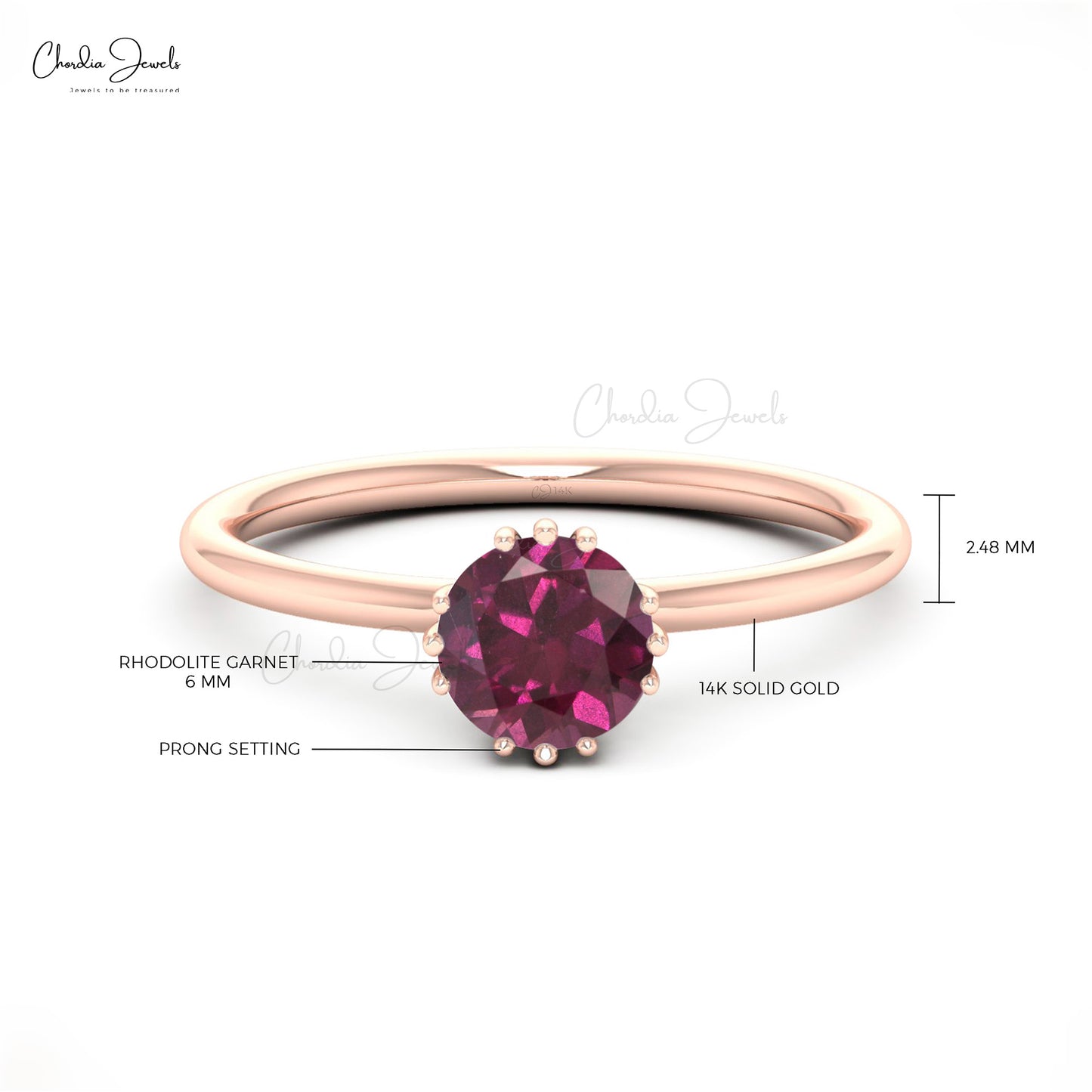 Round Cut Women Ring