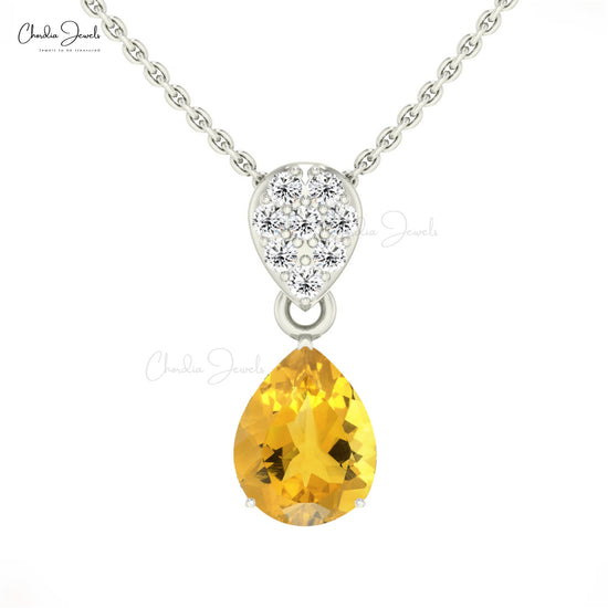 Teardrop Pendant Necklace