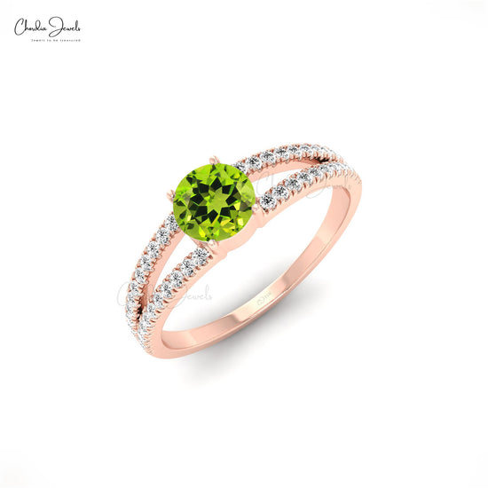 Buy Peridot Dainty Ring