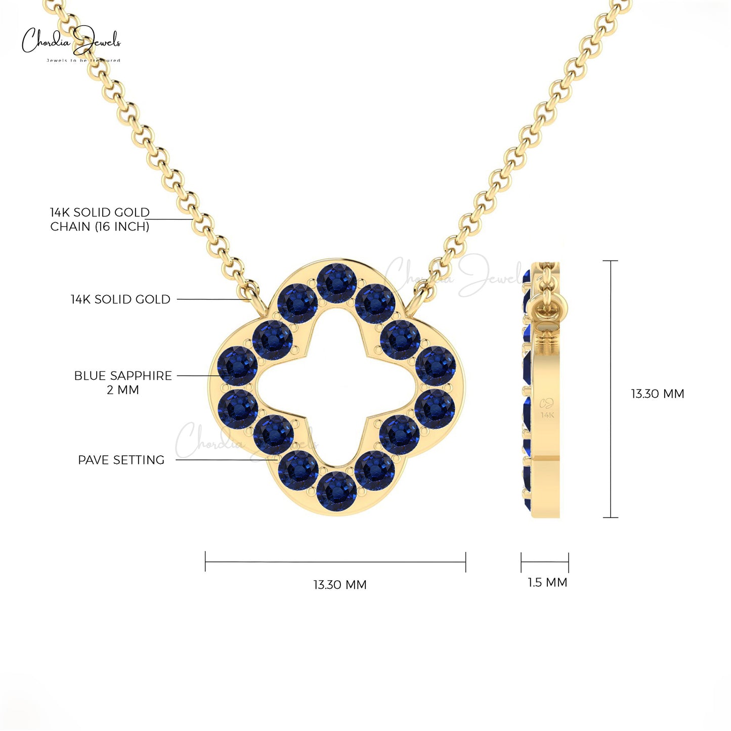 Shop Blue Sapphire Necklace
