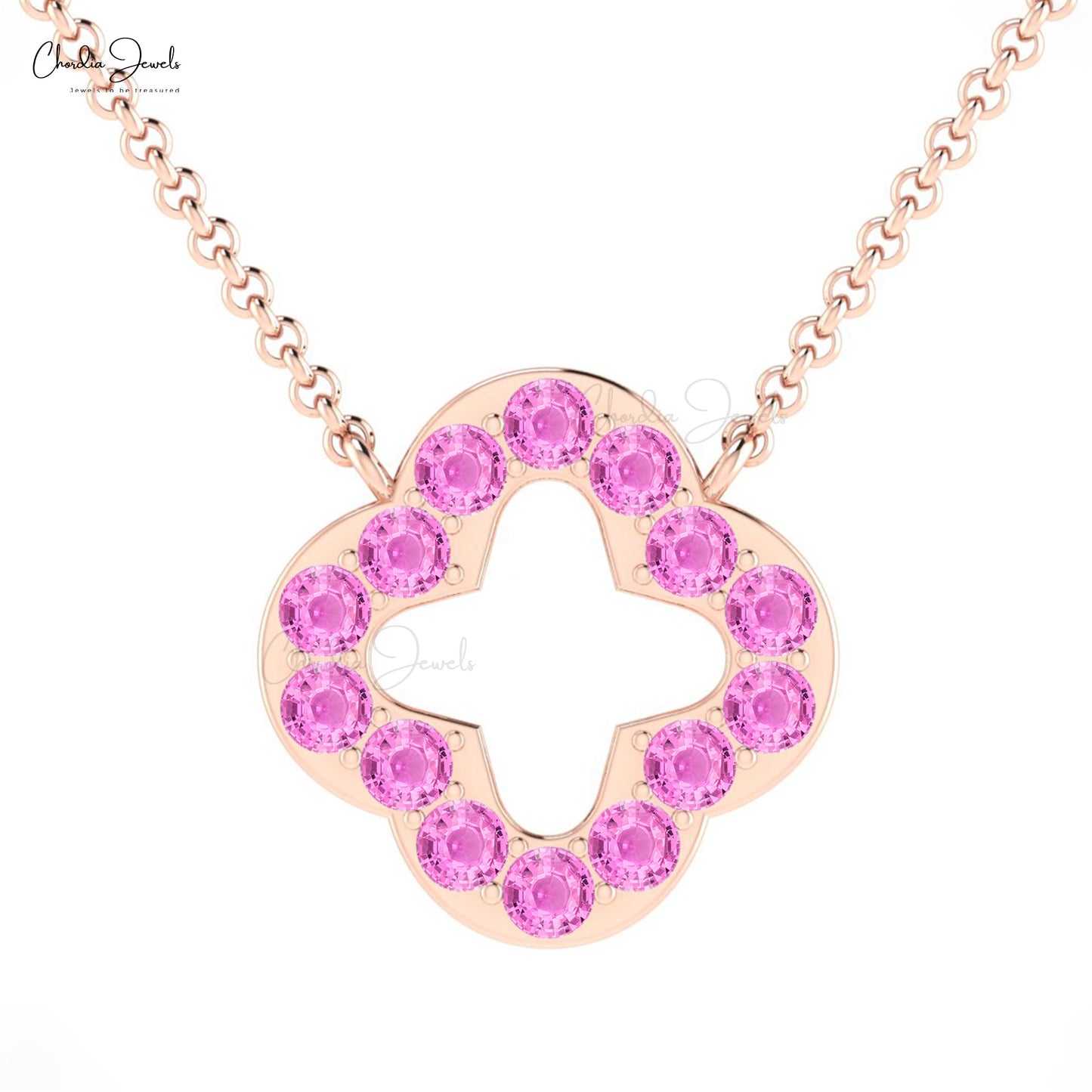 Shop Pink Sapphire Necklace