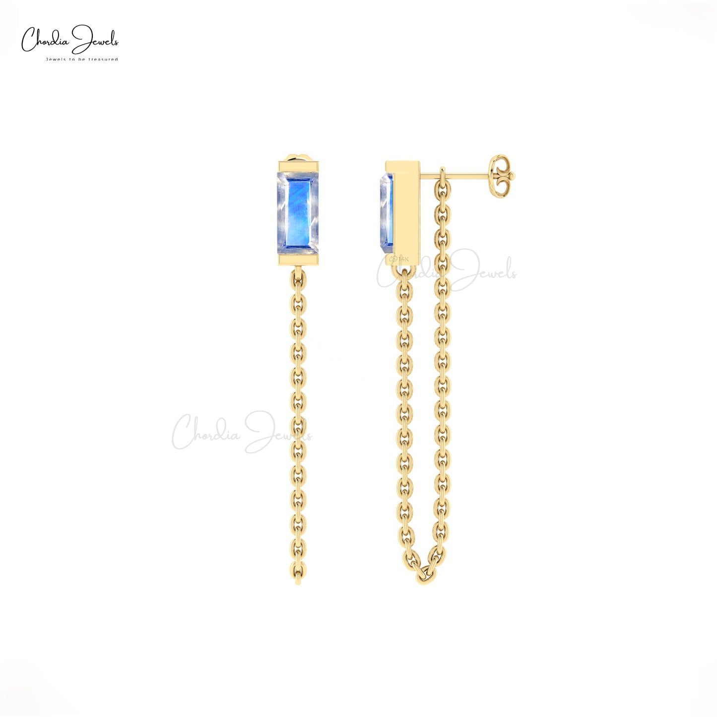 Moonstone earrings