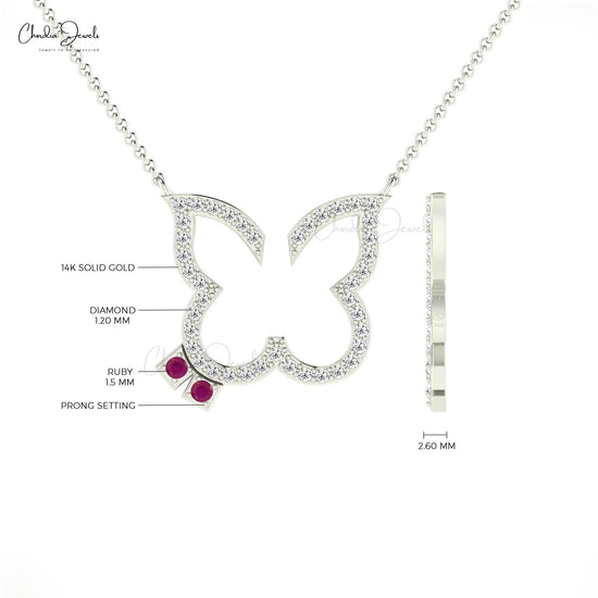 Round Cut Gemstone Necklace