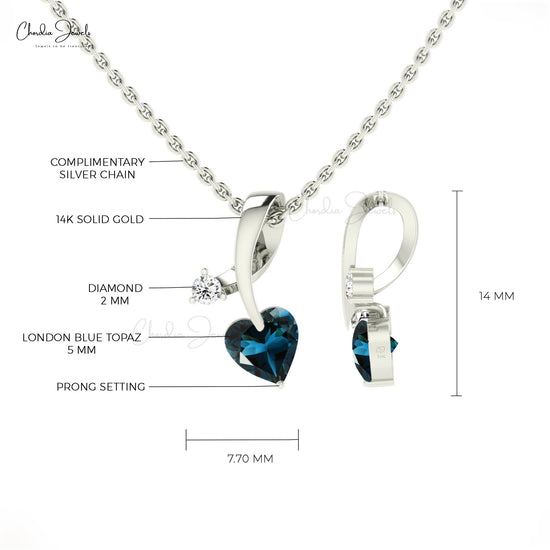 2 Stone Fine Necklace