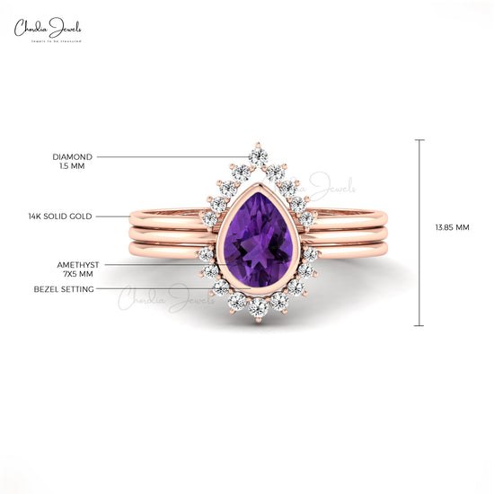 February Birthstone Ring