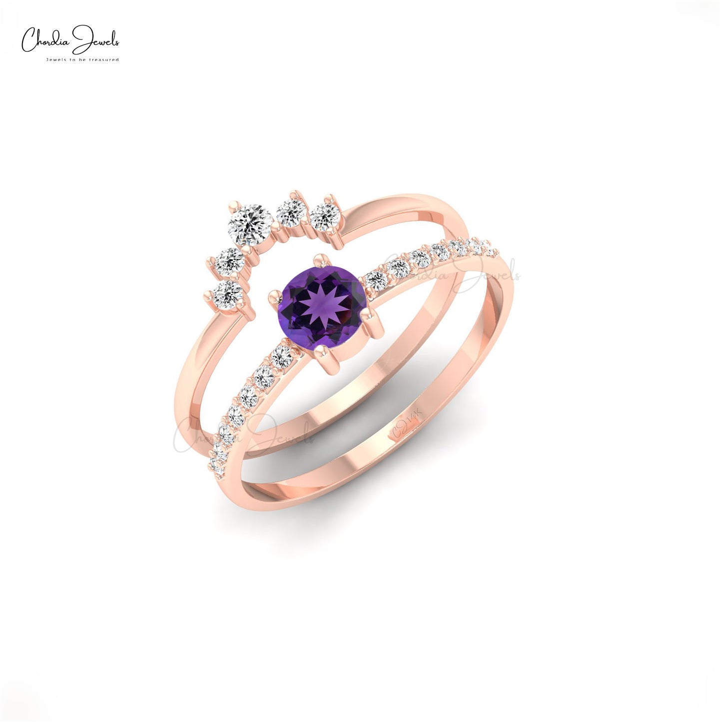 February Birthstone Ring