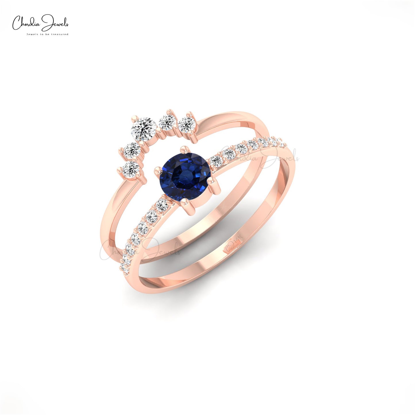 Genuine Blue Sapphire Ring