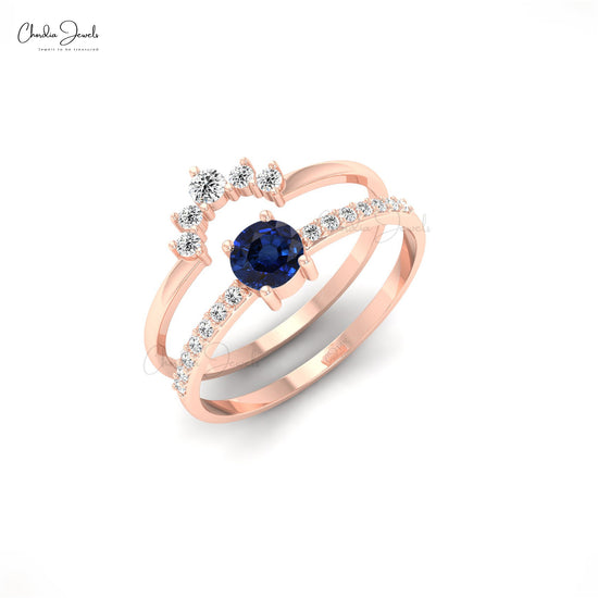 Genuine Blue Sapphire Ring