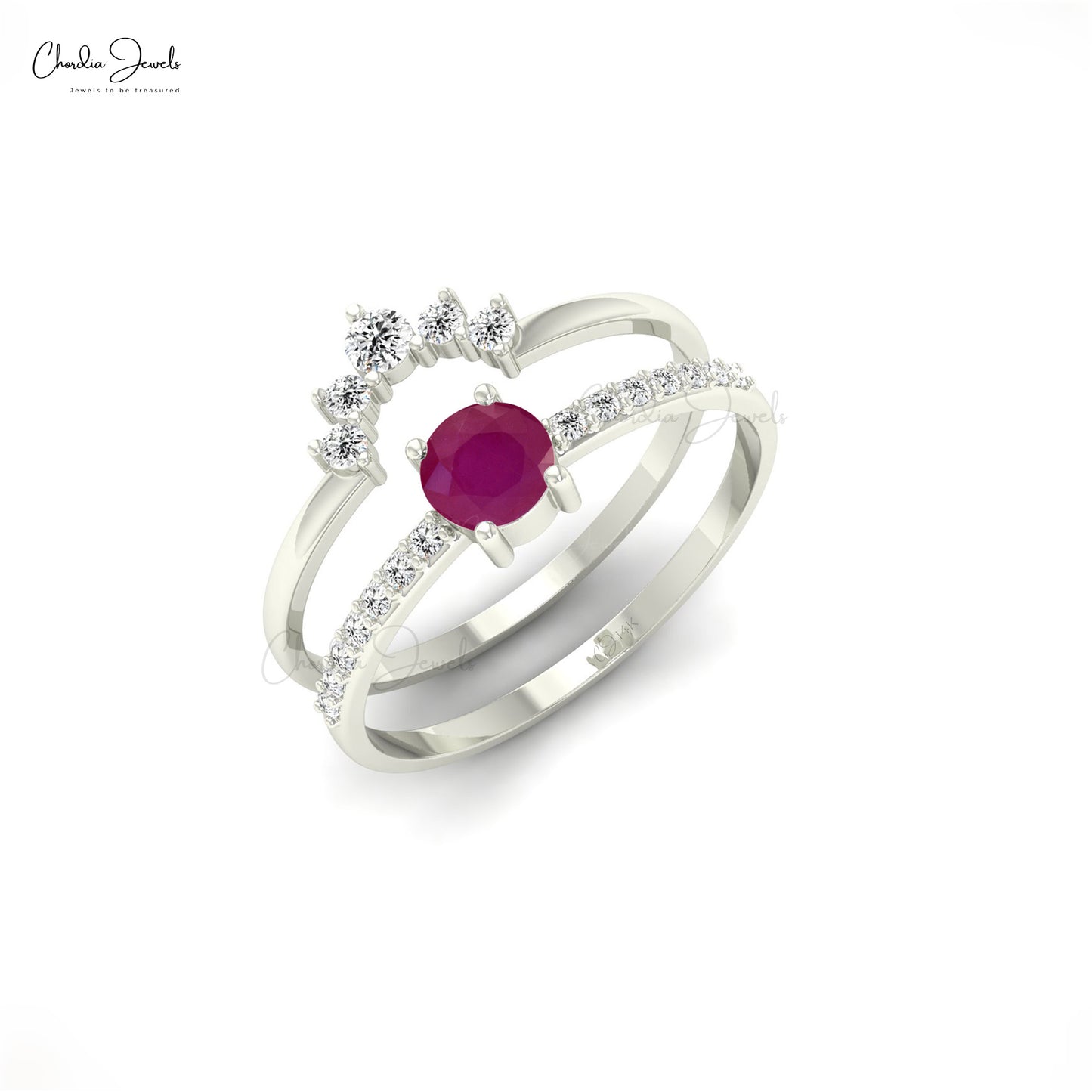 Ella Gold Ruby and Yellow Sapphire Ring Set – MOI - Boutique Everyday Luxury