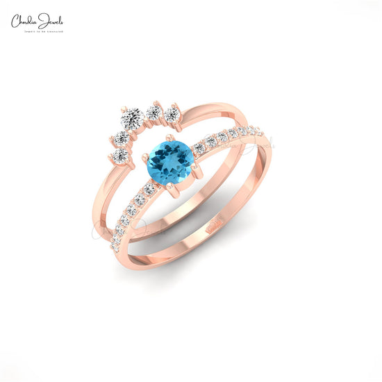 Dainty Chevron Ring