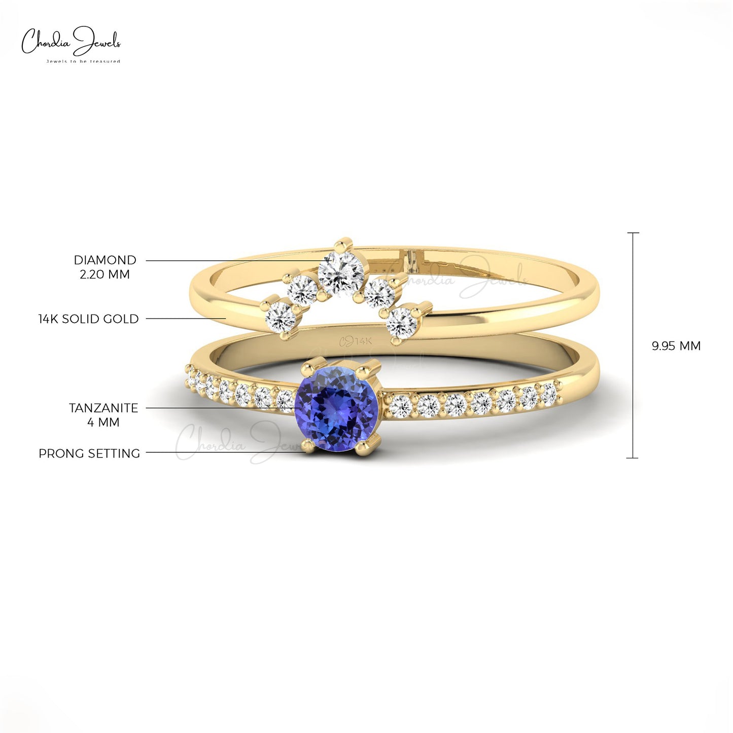 14k Gold Diamond Ring