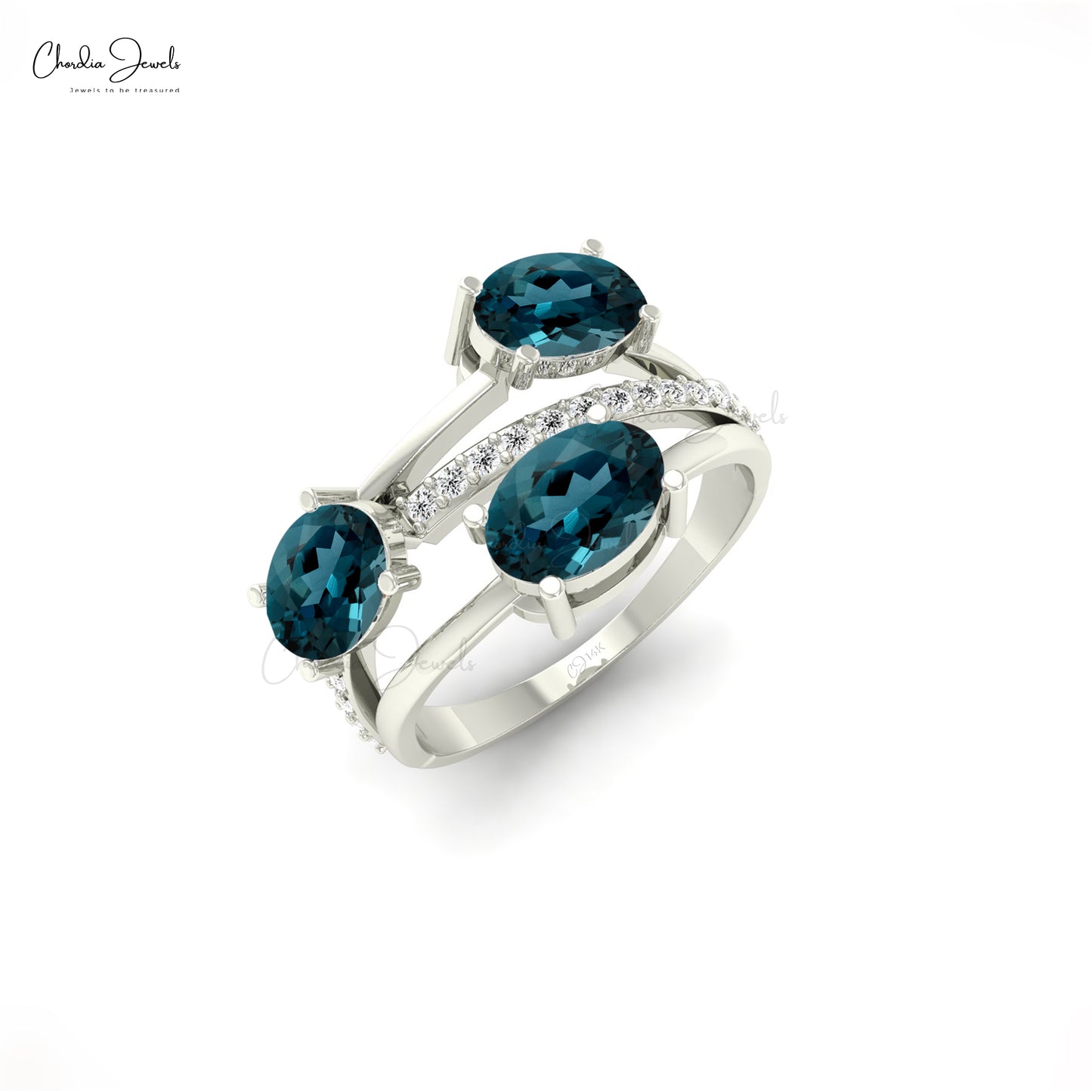 Genuine london discount blue topaz