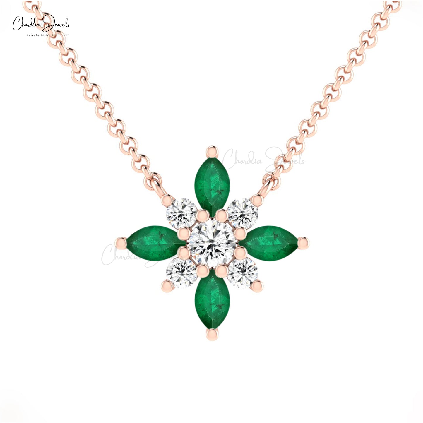 Emerald Women Necklace