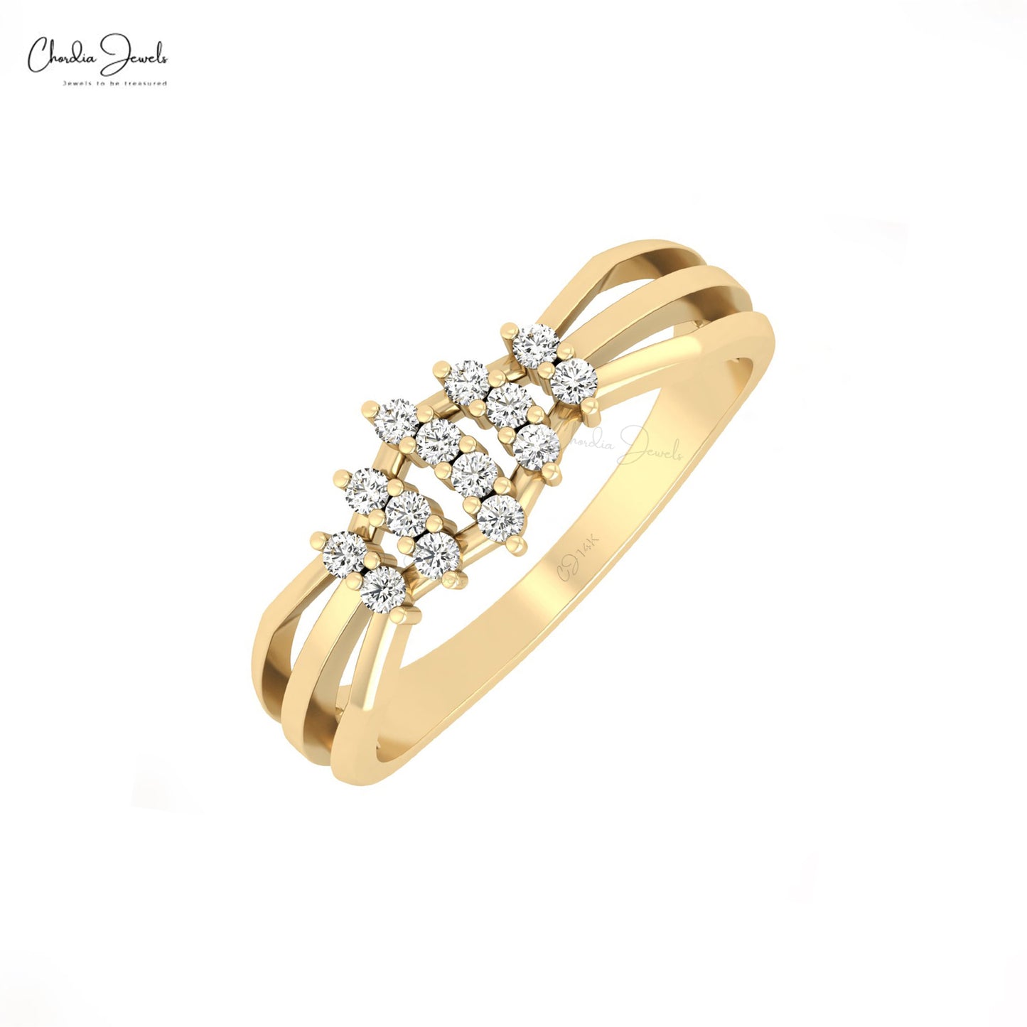 Cluster Engagement Ring