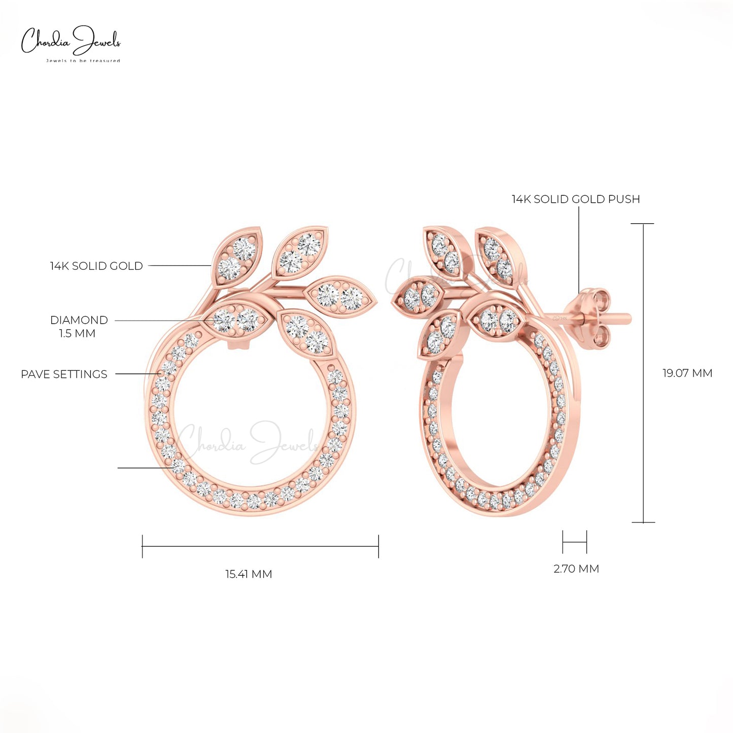 Handmade Gold Earrings