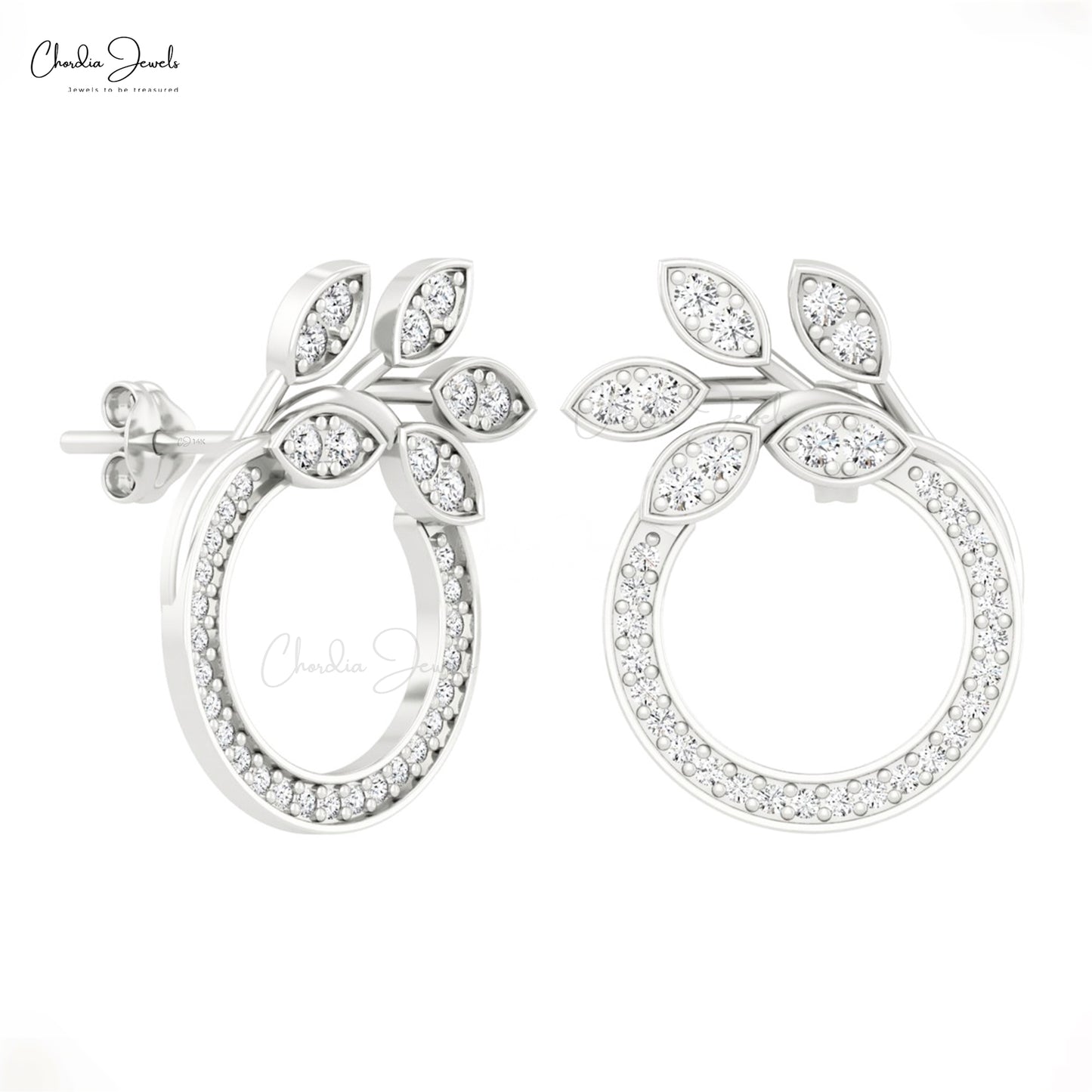Floral earrings