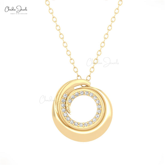 Genuine White Diamond Pendant
