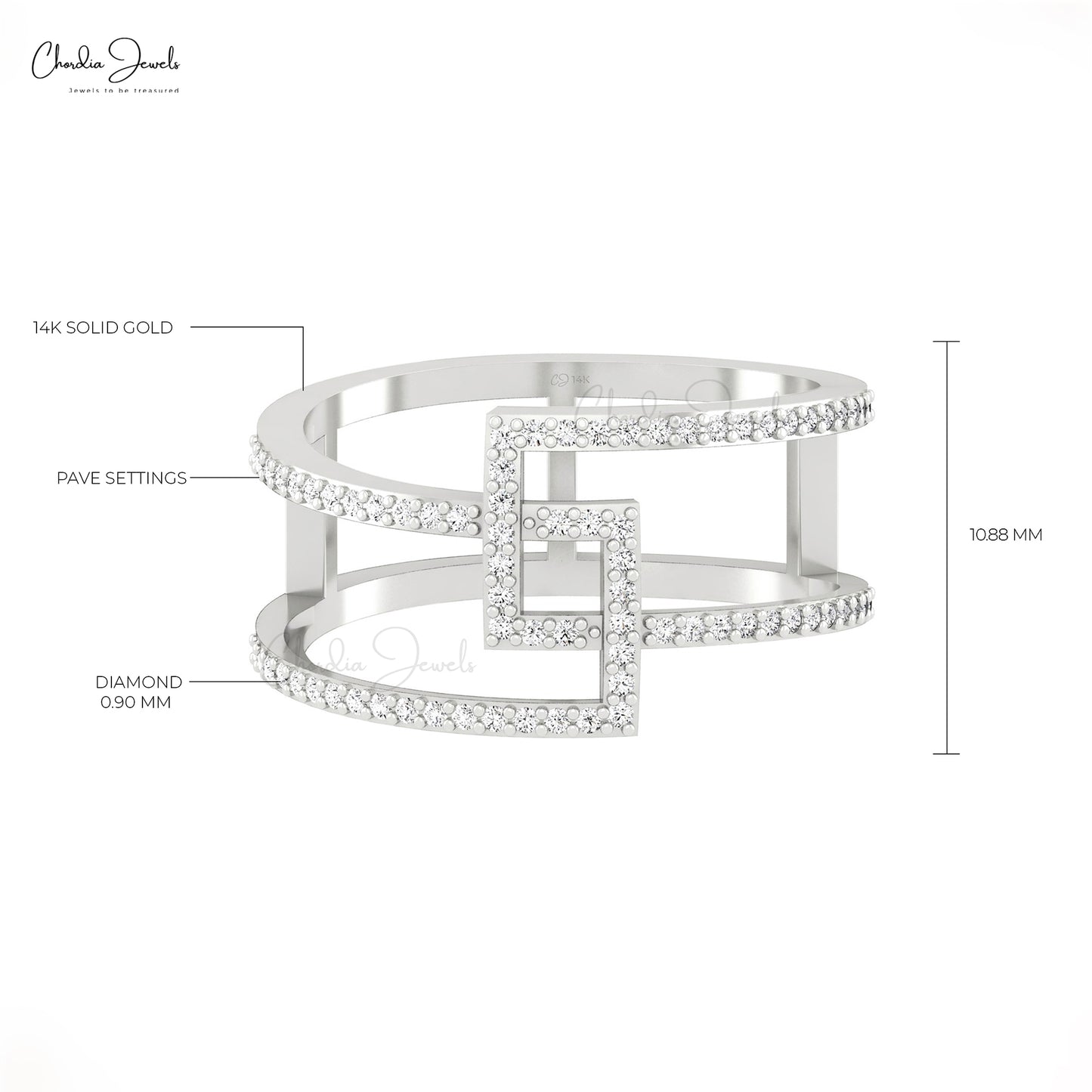 Bypass Wedding Ring
