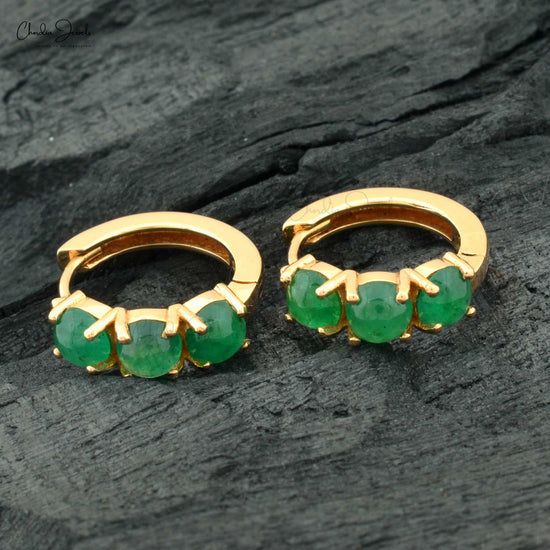 Real Emerald Earrings