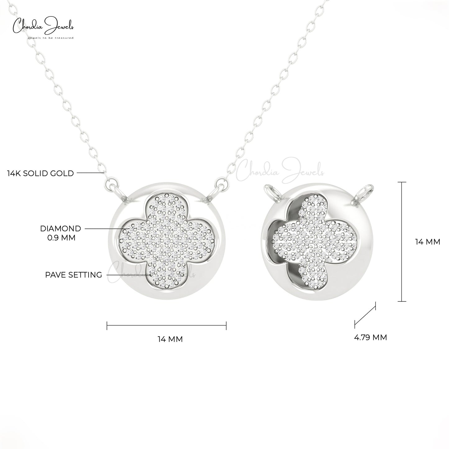 Cluster Necklace For Gift