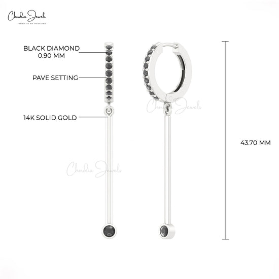 14k Solid Gold Hoop Earrings