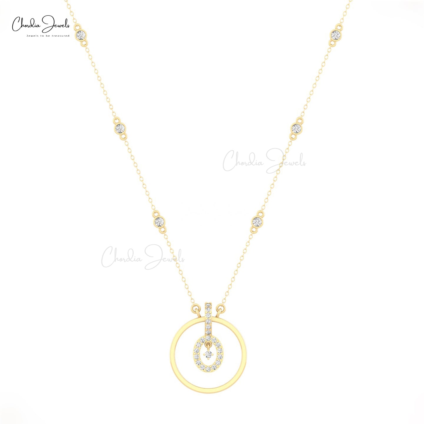 diamond eternity necklace