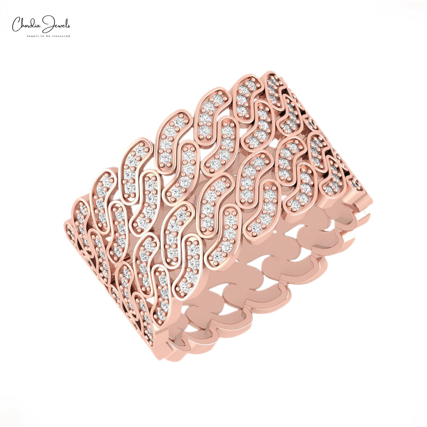 Diamond Cluster Ring