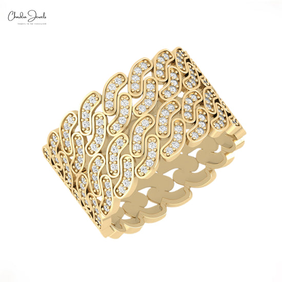 Buy Mia By Tanishq Nature's Finest Gold Linked in Love Ring Online At Best  Price @ Tata CLiQ