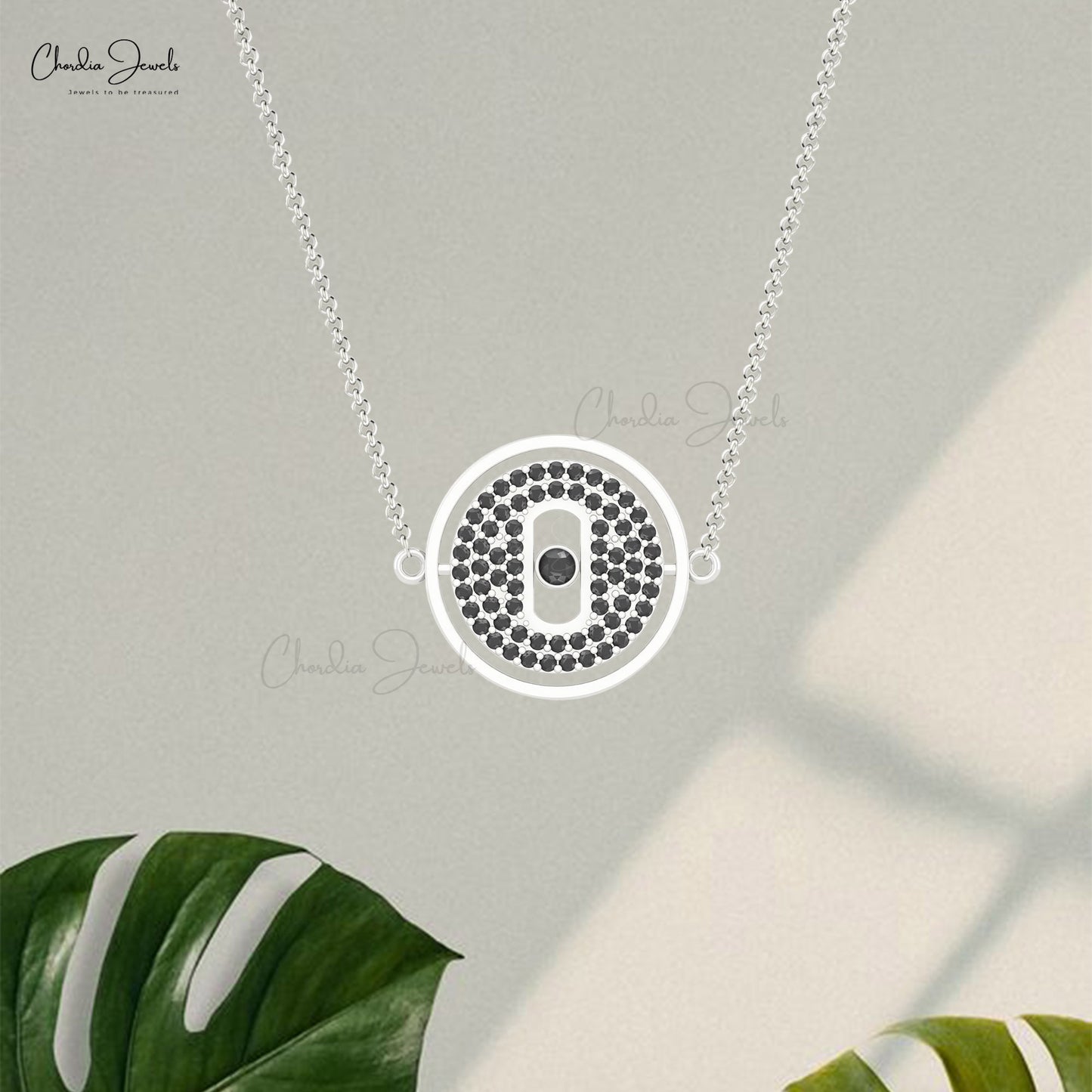 DIAMOND MOVING STONE PENDANT