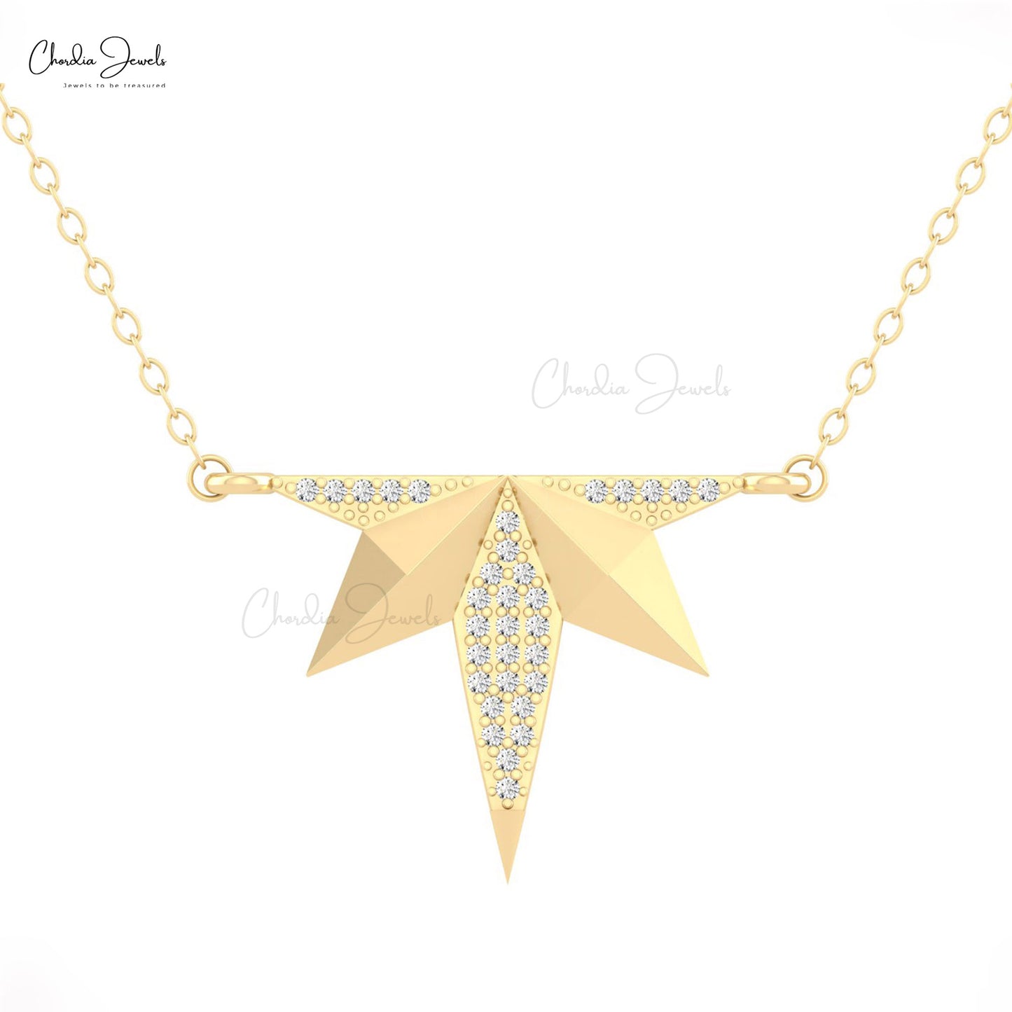 dainty starburst necklace