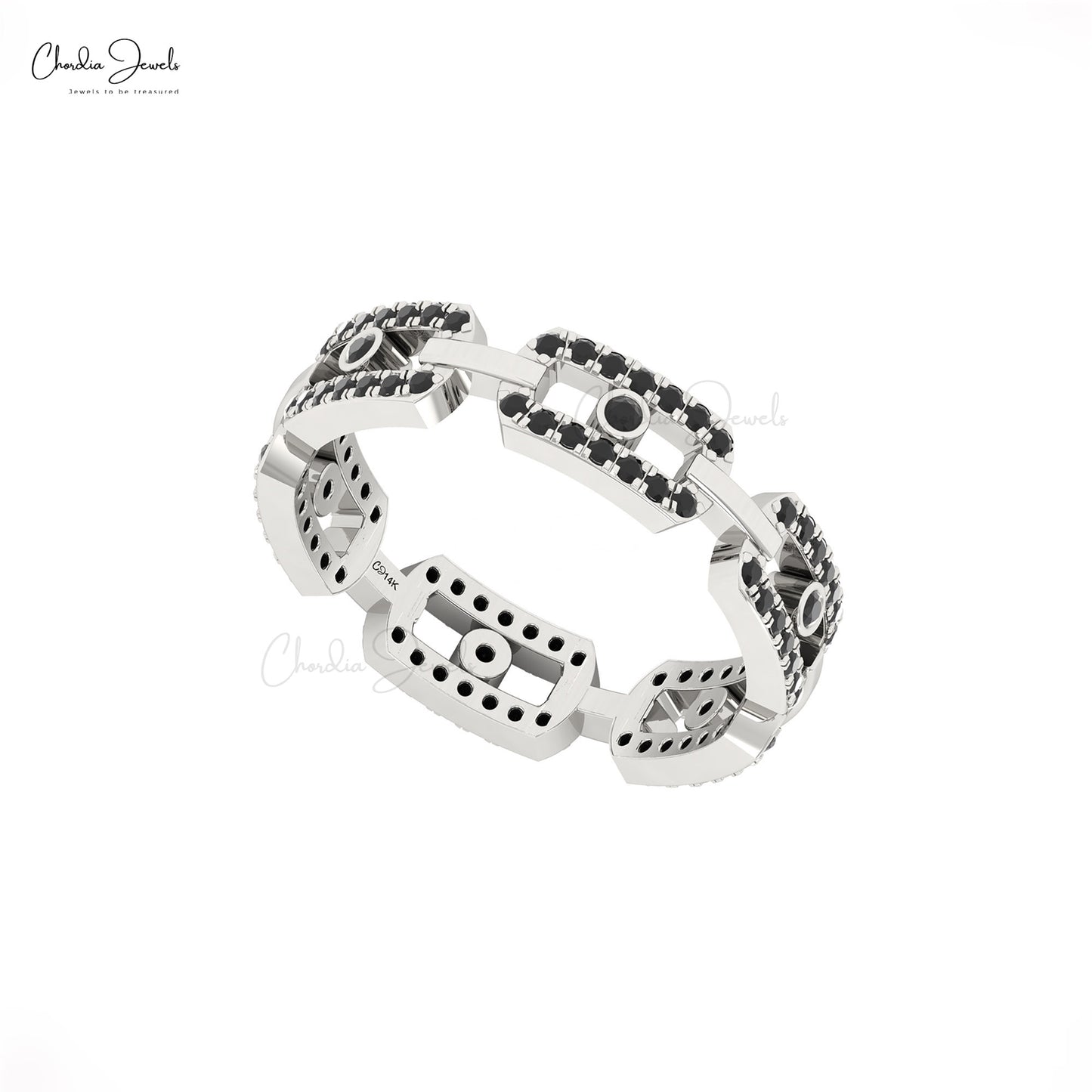 AAA Black Diamond Women Ring