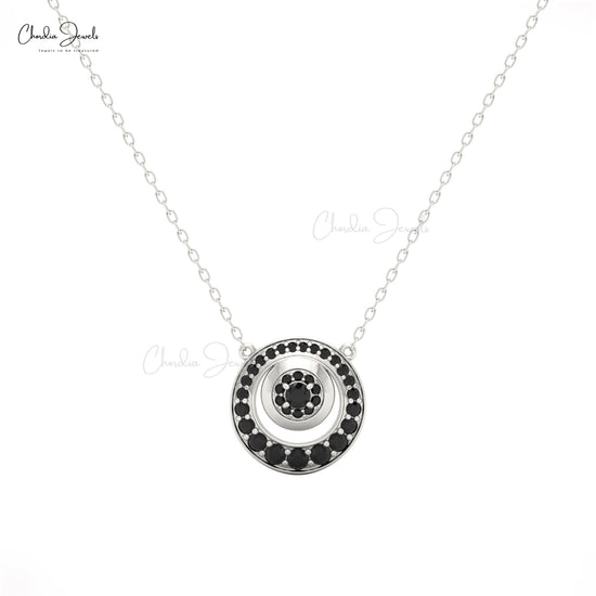 Genuine Black Diamond Necklace