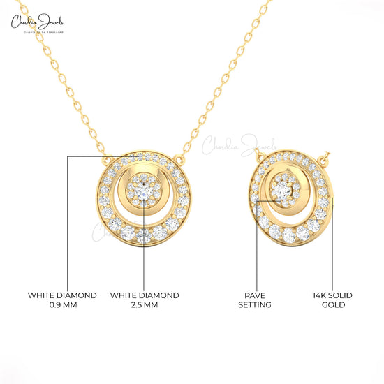 Bu Real Diamond Karma Necklace