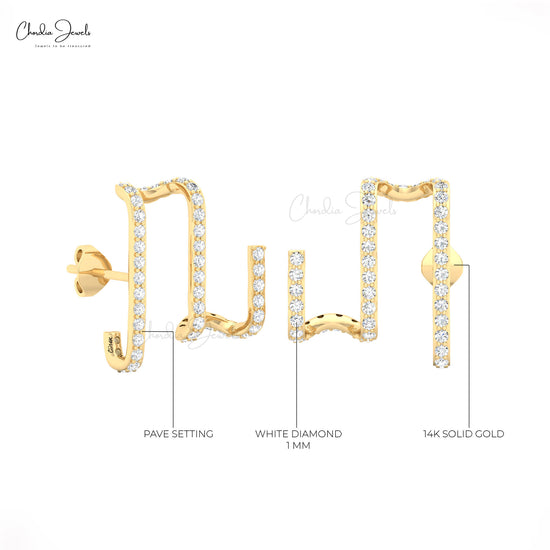 Musical Design Stud earrings