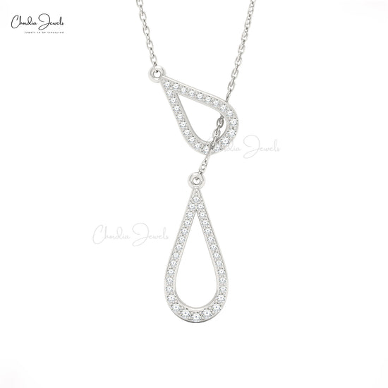 Y Drop Diamond Necklace