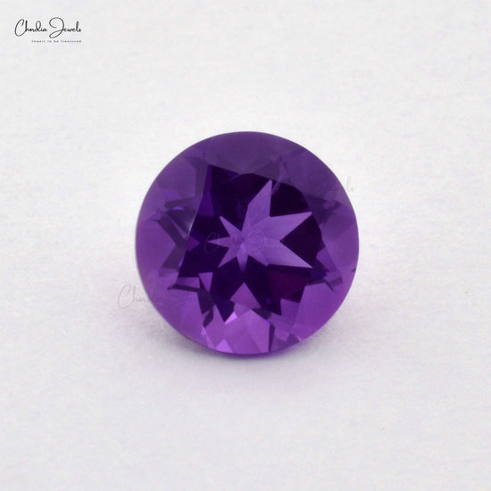 Load image into Gallery viewer, Round Cut Amethyst Loose Gemstone
