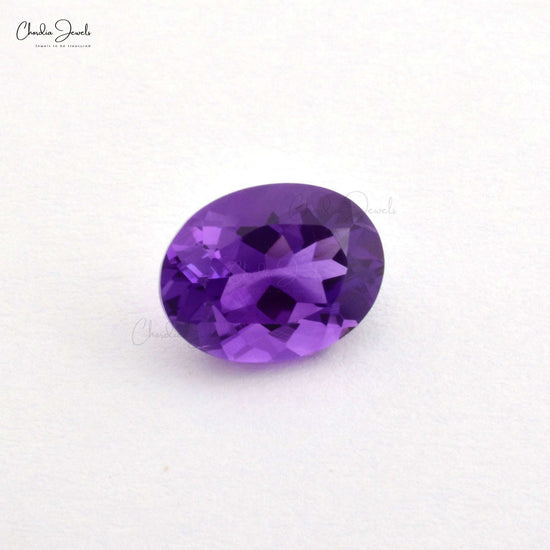 oval cut amethyst loose gemstone 