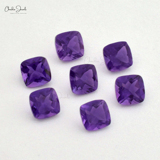 Cushion-Cut Amethyst Loose Gemstone