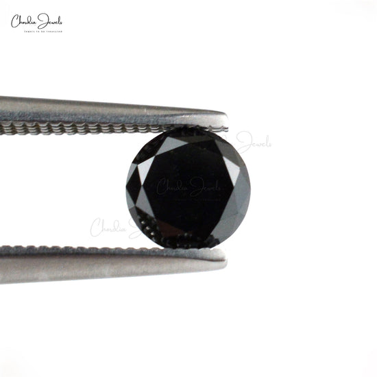 Genuine Black Diamond Loose Gemstone