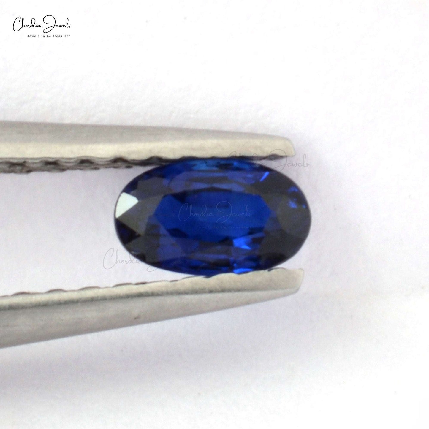 1/2 Carat Oval Cut High Quality Natural Blue Sapphire Gemstones